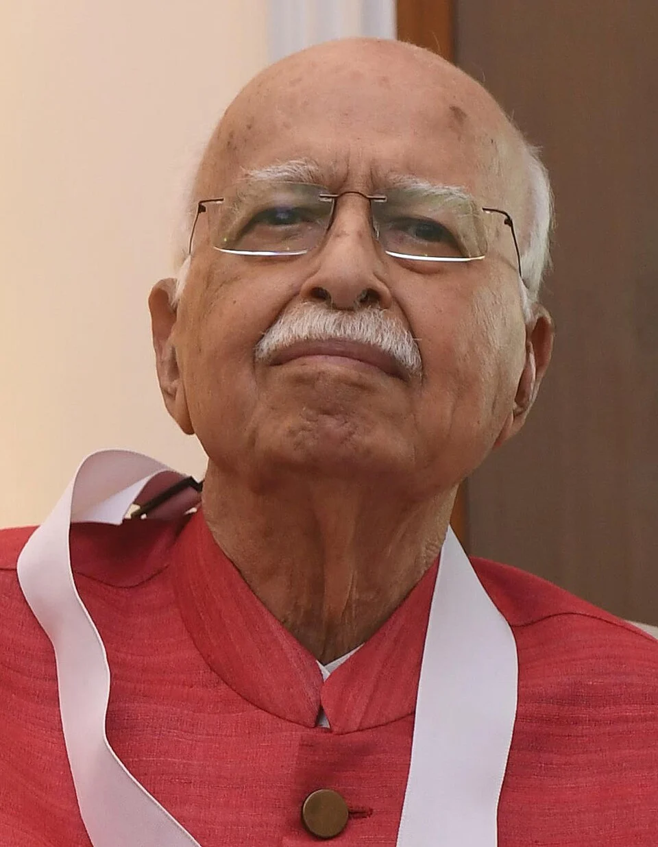 L. K. Advani at the presentation of the Bharat Ratna, March 2024.