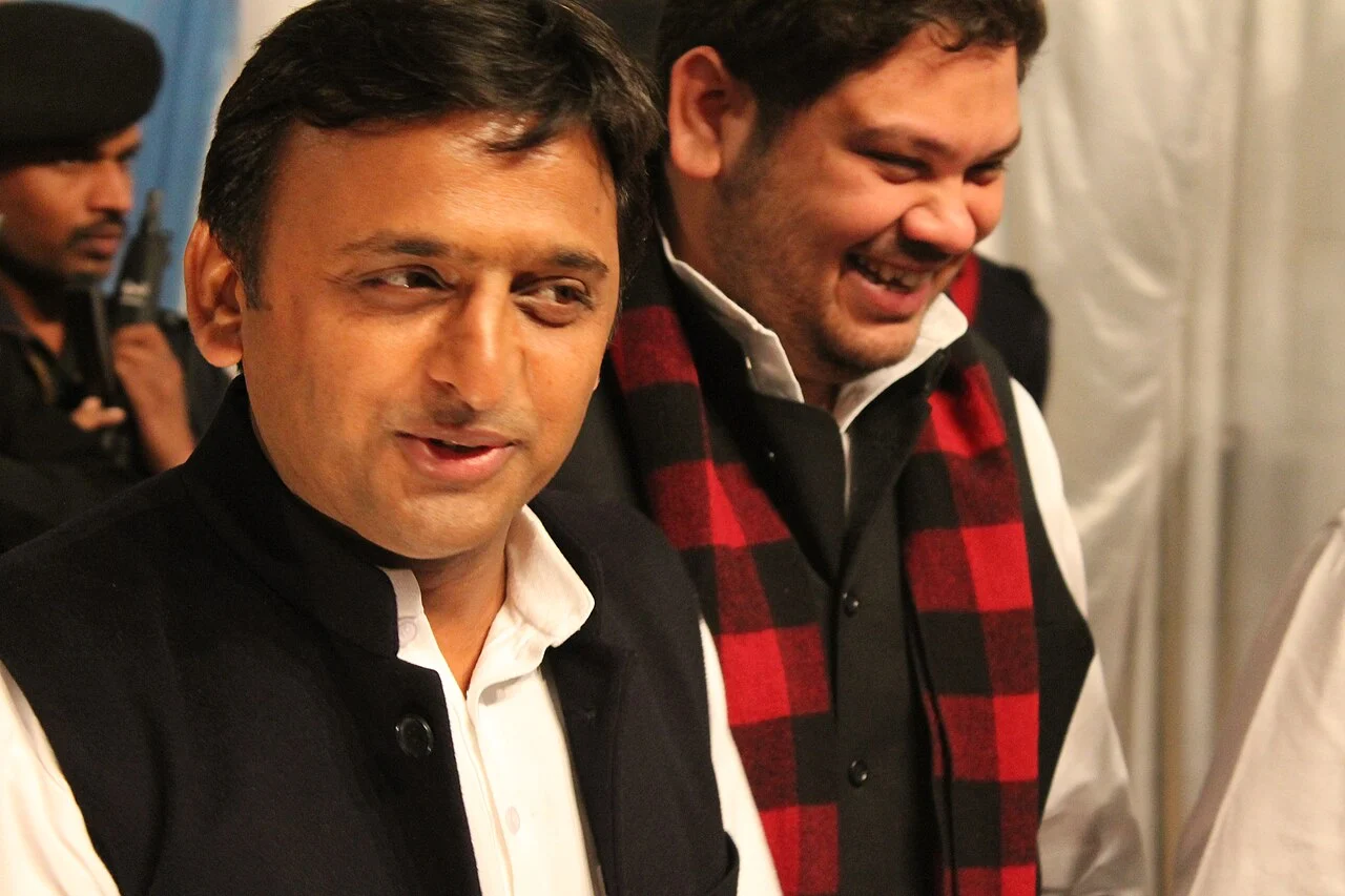 Akhilesh Yadav, photographed by Prateek Dubey in 2013.