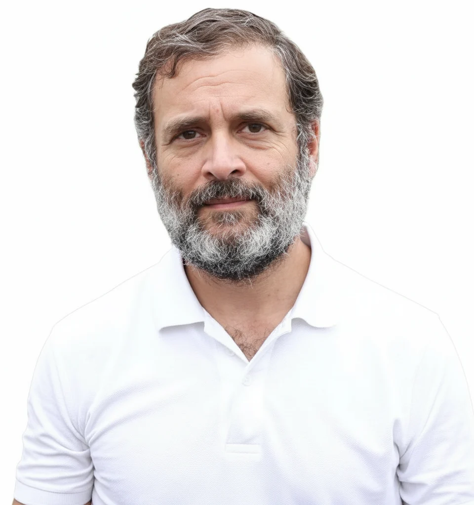 Rahul Gandhi in a photograph from the Bharat Jodo Yatra.